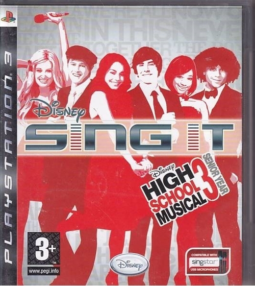 Disney Sing It High School Musical 3 Senior Year - PS3 (A Grade) (Genbrug) 